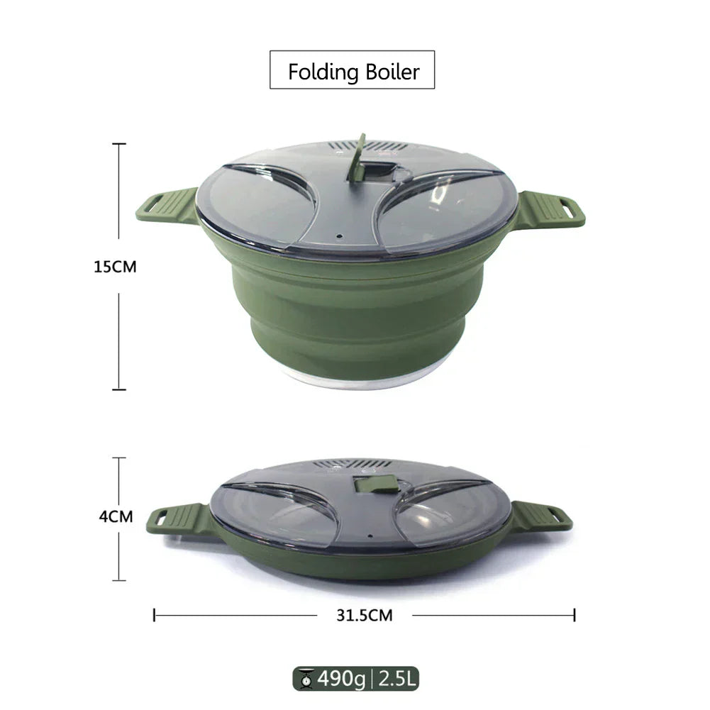 Foldable Portable Camping Kettle-4