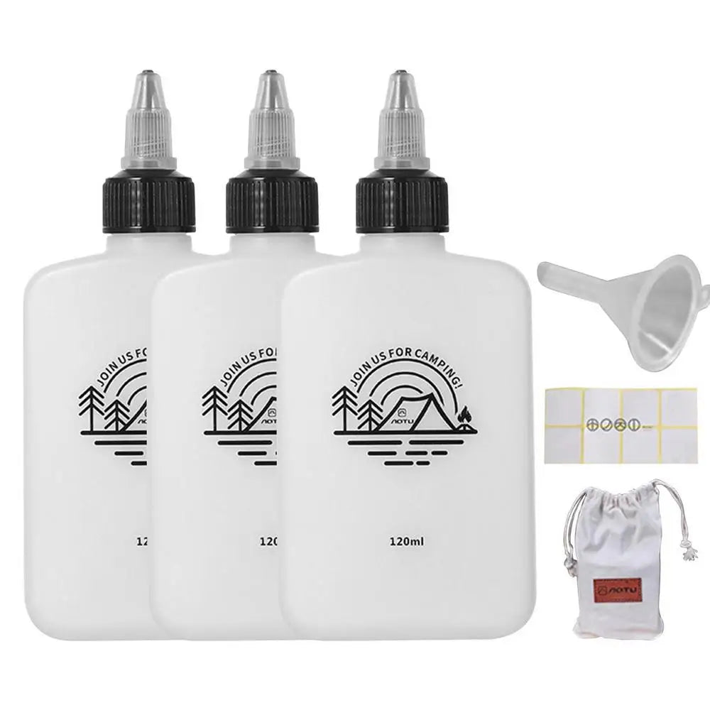 Outdoor Camping Oil Dispenser Bottle 120ml Leakproof Vinegar Jar Squeeze Bottle with Twist Top Cap HDPE for Cooking Grilling