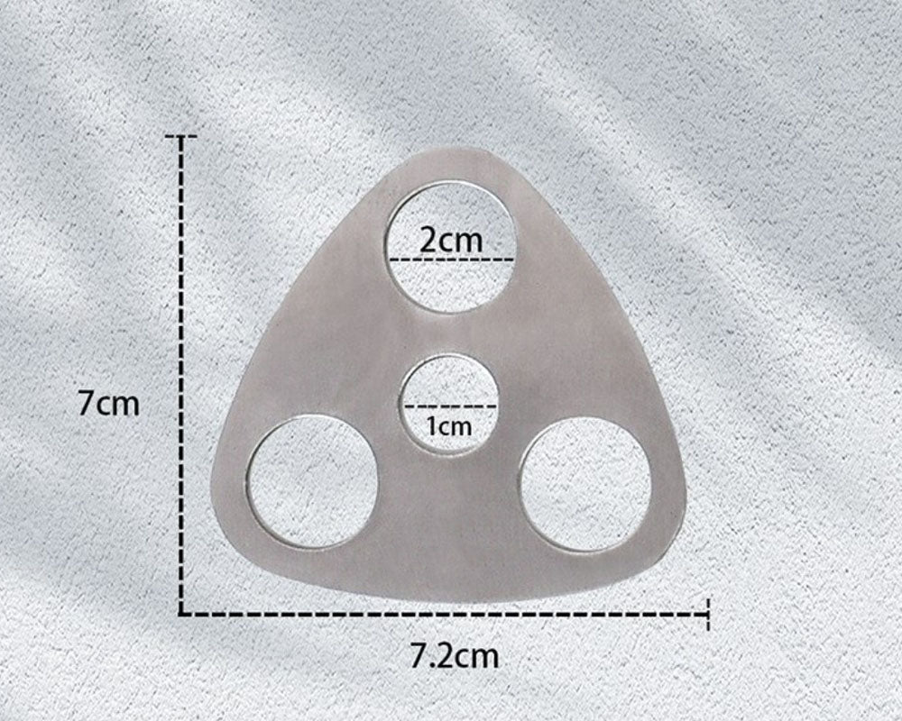 Outdoor Camping Triangular Hanging Pot Bracket Portable Tripod Ring Stainless Barbecue Rack Picnic Multifunctional Ring Hook-5