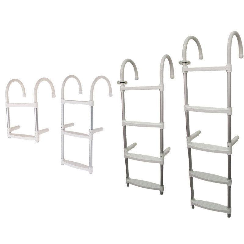 Aluminium 4-Step Folding Ladder for Boats | 4Boats