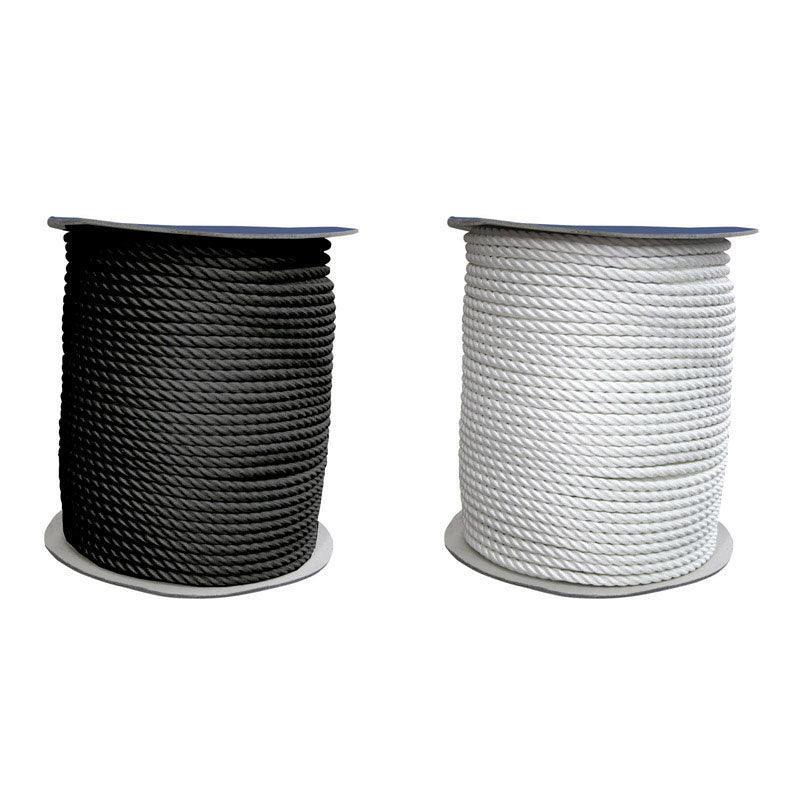 CABO Mooring 3-Strand Mooring Rope 12mm (~1/2 in) Black | 4Boats