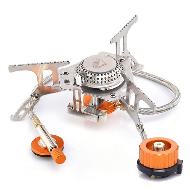 Camping Gas Stove Outdoor Tourist Burner Strong Fire Heater Tourism Cooker Survival Furnace Supplies Equipment Picnic-3