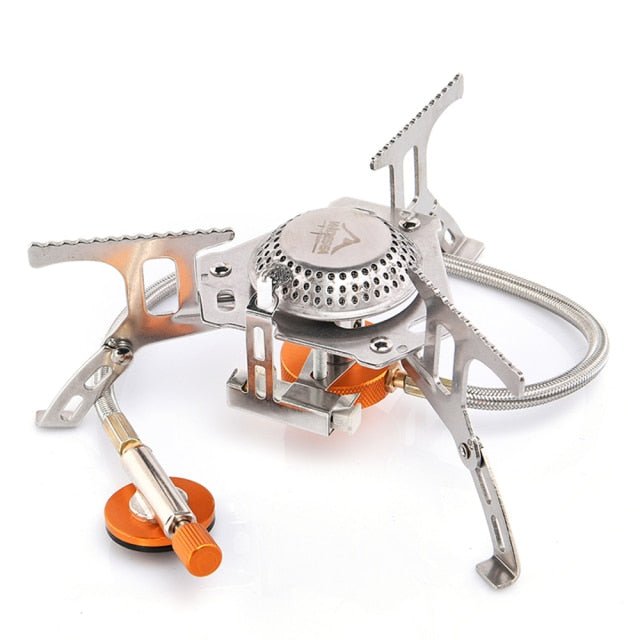 Camping Gas Stove Outdoor Tourist Burner Strong Fire Heater Tourism Cooker Survival Furnace Supplies Equipment Picnic-2