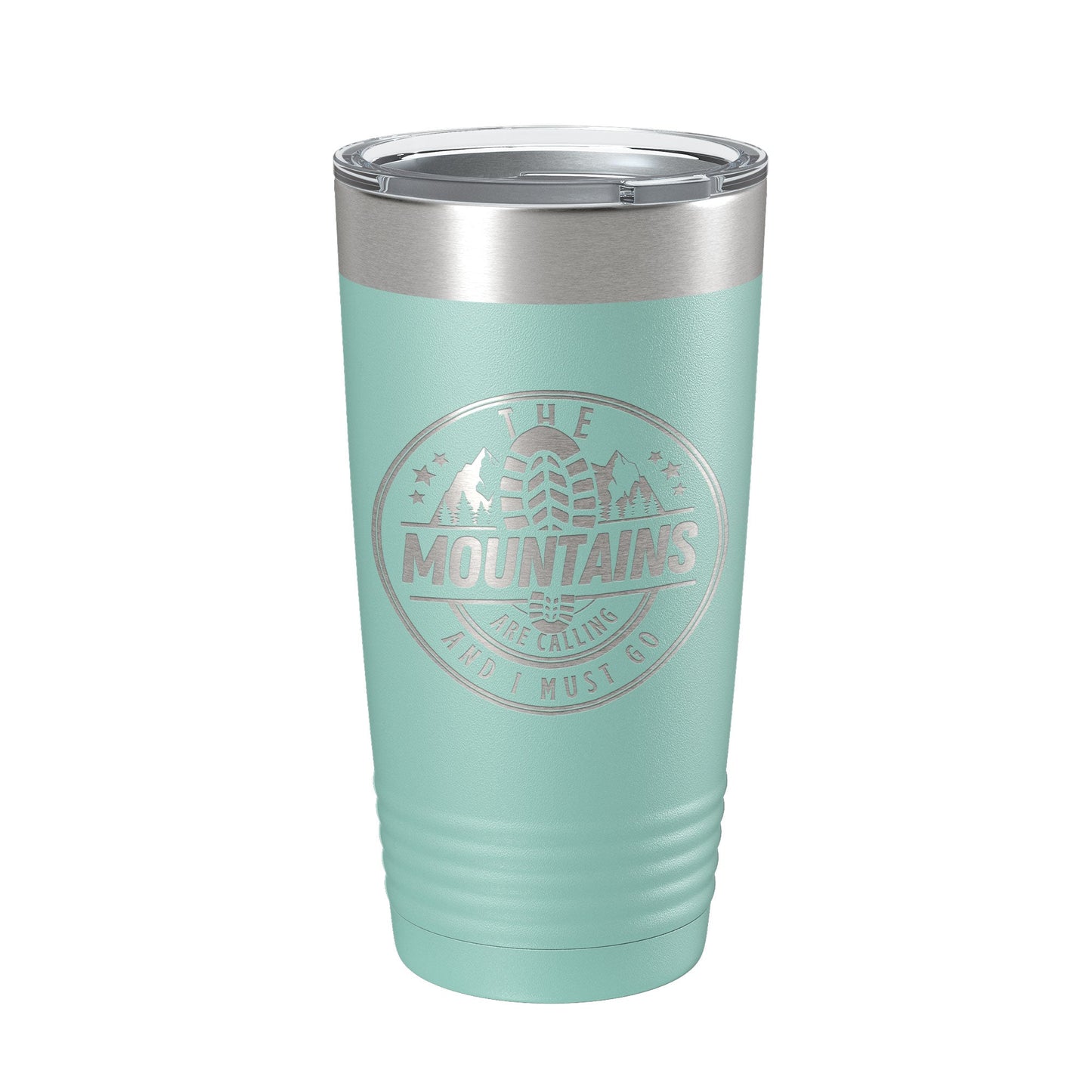 Mountains Are Calling Tumbler Camping Hiking Travel Mug Insulated Laser Engraved Coffee Cup Outdoors Gift 20 oz-12