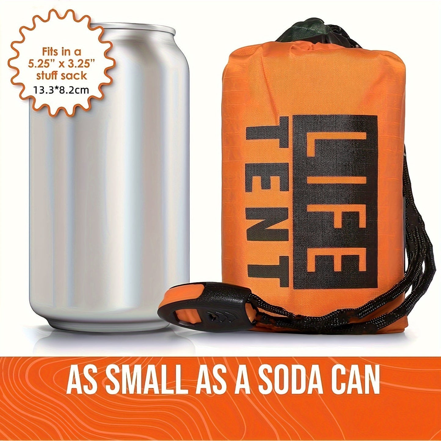 Emergency Survival Shelter Tent for 2 Persons-2