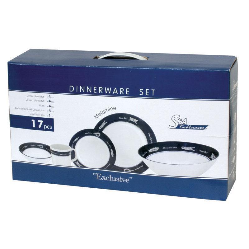Dinnerware Set Exclusive 17pc – 26/20/15/24cm | 4Boats