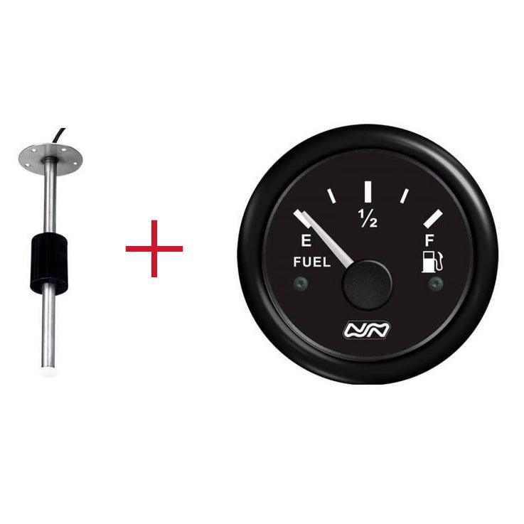 Electronic Sender & Fuel Gauge Kit for Diablo Low Profile Fuel Tanks (300mm Sensor)