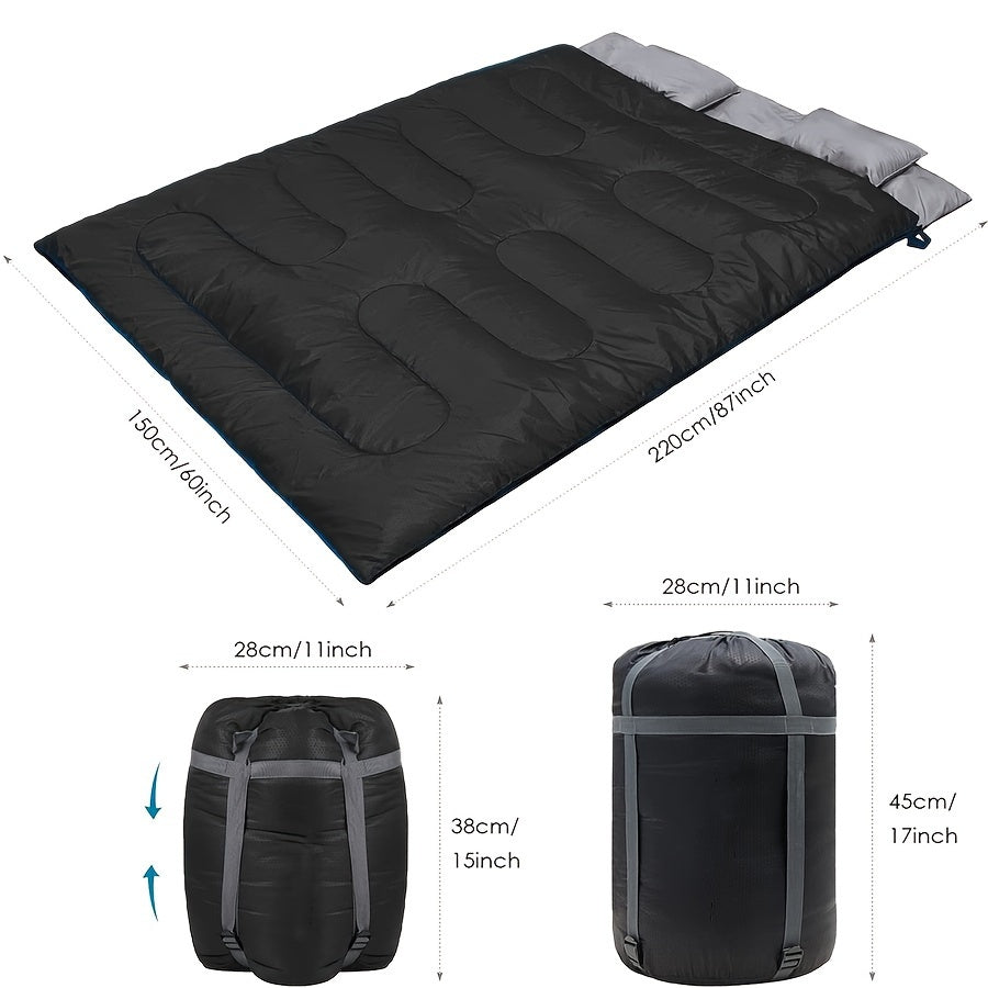 Double Sleeping Bag Queen XL for Camping-2