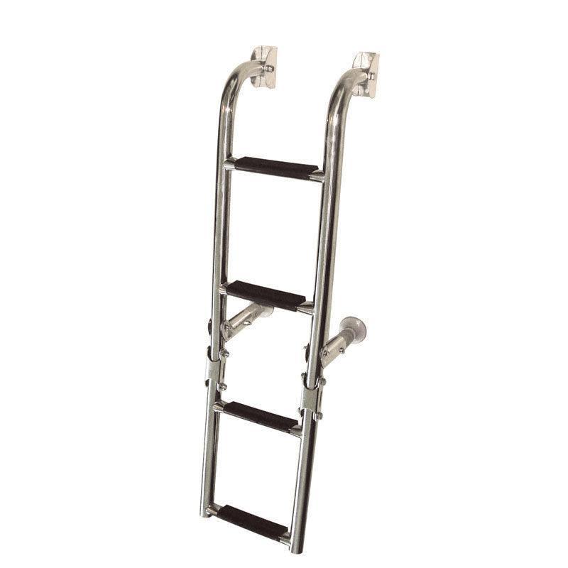 Folding Ladder 2+2 Steps Inox 316 205x760mm | 4Boats