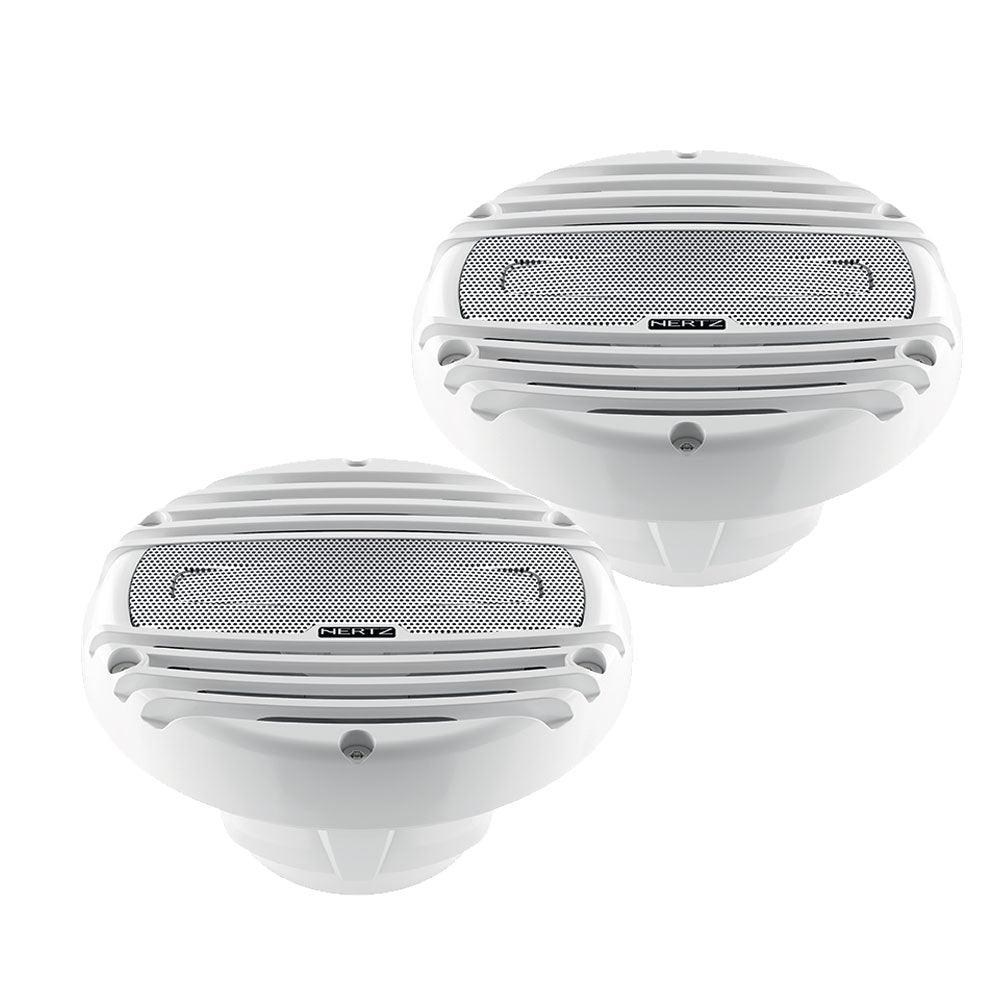 Hertz HMX 6.5 Coaxial Speakers — White, IP65, 150W/75W | 4Boats