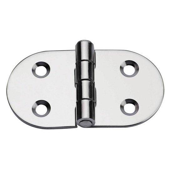 Hinge — Reversed AISI 316 stainless 74 × 40 × 2 mm | 4Boats