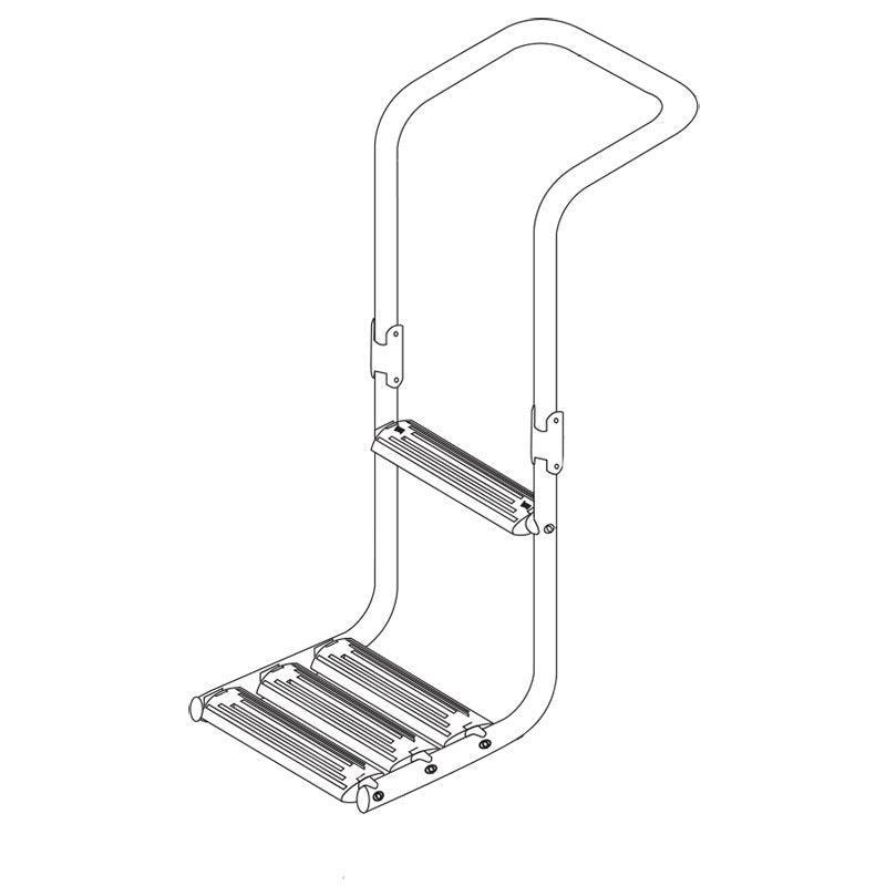 Immersed Platform Ladder Inox 316 | 4Boats