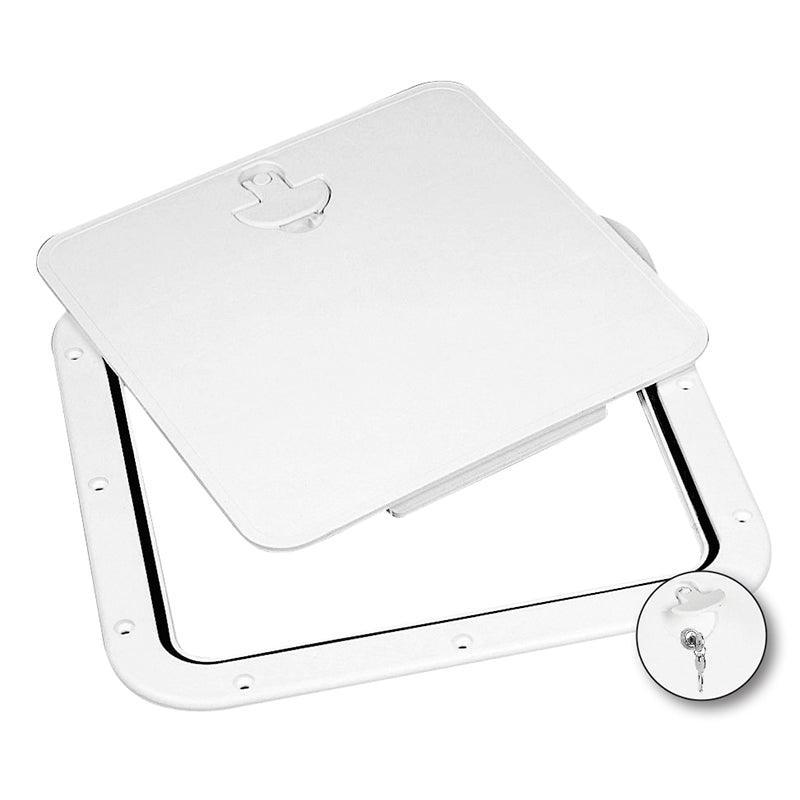 Inspection Hatch — White, Removable Cover, 306 × 356 mm | 4Boats