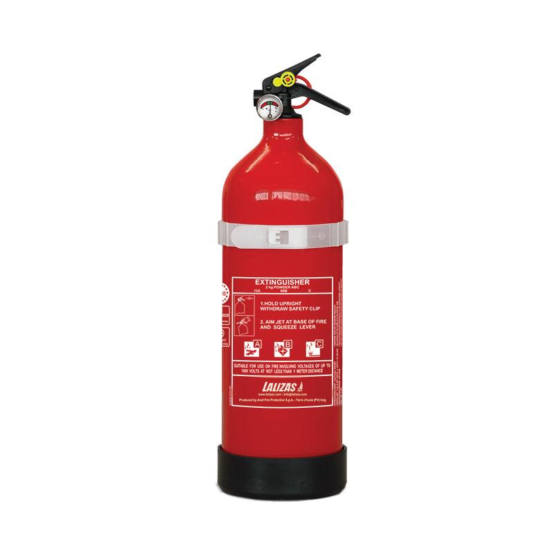 LALIZAS Fire Fire Fire 2 kg Dry Powder Extinguisher — Stored Pressure
