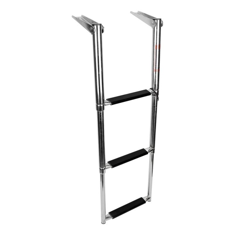 Telescopic Ladder 3-step Inox 316 875x290mm | 4Boats
