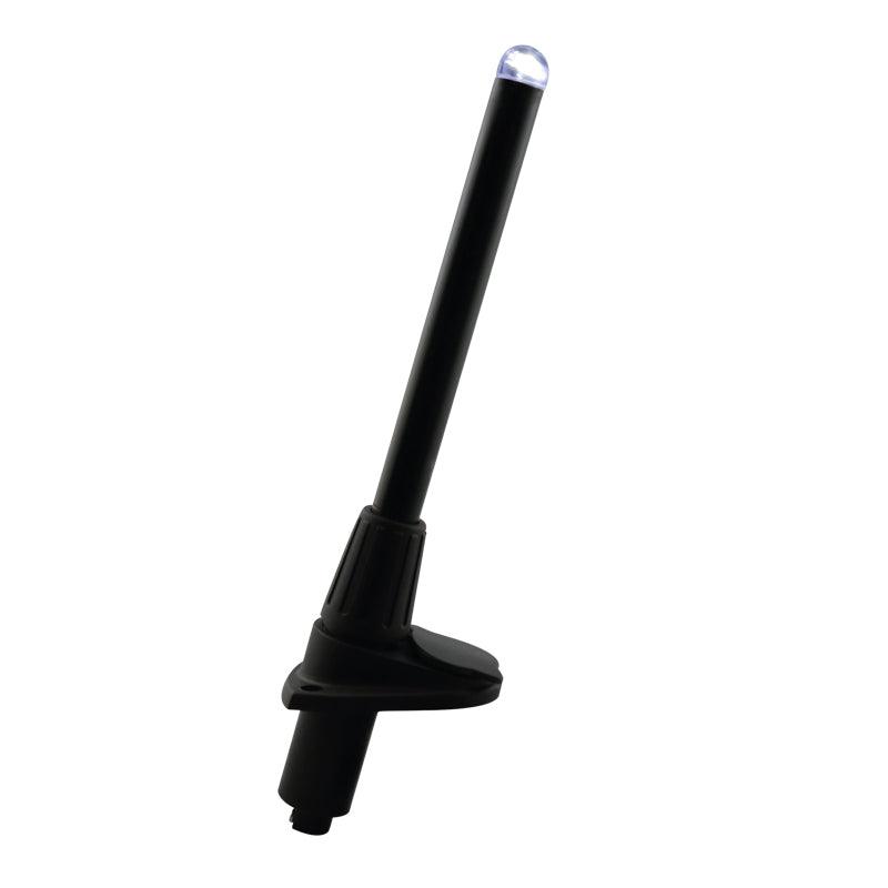 MICRO LED Pole Light 25cm Plug-in White (Black) | 4Boats