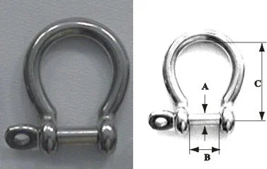 Anchor Shackle Omega (Ω) Galvanised 12mm Pack of 10 | 4Boats