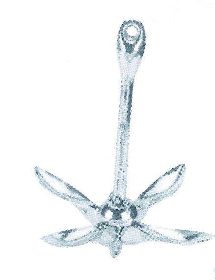 Folding Anchor 2.5 kg - Hot-dip galvanised | 4Boats