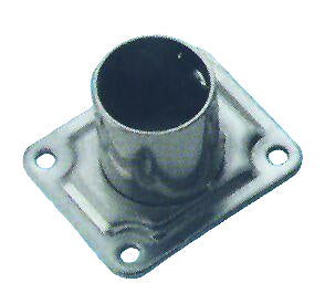 Rectangular Base 90° inclination Ø25 mm Inox 316 | 4Boats