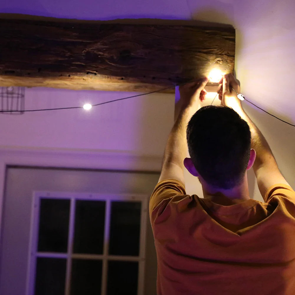 Luci Solar String Lights With Battery Back Up And Mobile Charger