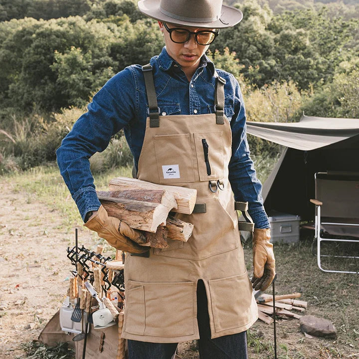 Naturehike Canvas Camping Apron with adjustable straps (Various colours)