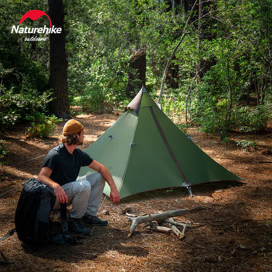 Naturehike Spire Hiking 1 Person Ultralight Camping Tent Green Full Kit