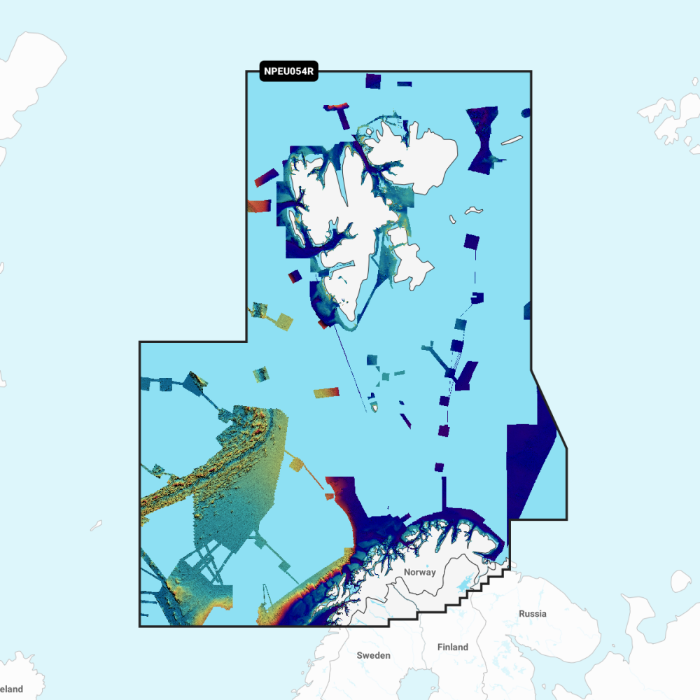 Navionics Platinum+ Regular Chart: EU054R - Nor, Vestfjorden-Svalbard