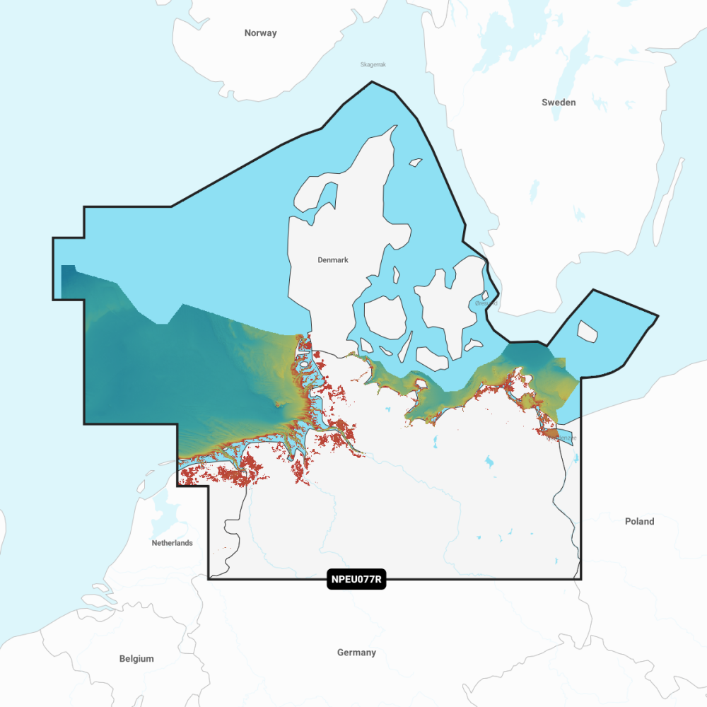 Navionics Platinum+ Regular Chart: EU077R - Denmark & Germany, North