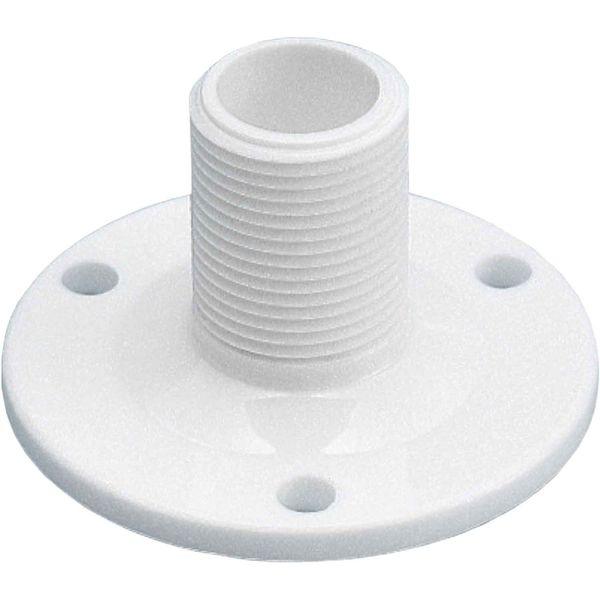 Osculati White White White Nylon Antenna Base | 25.4 mm (1") | 4Boats