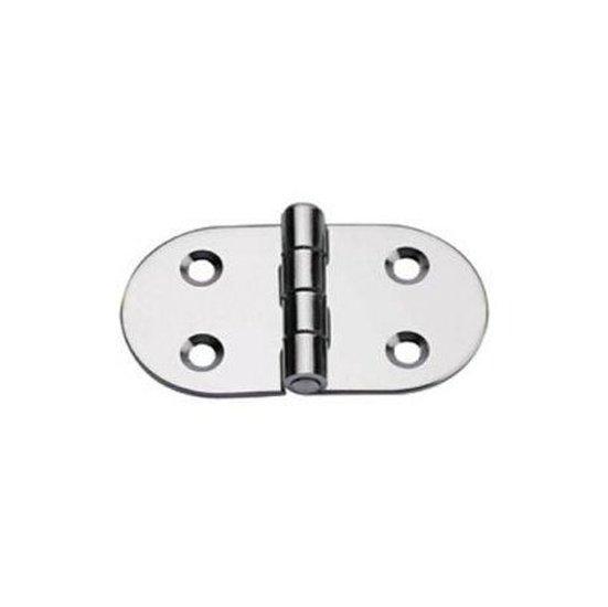 Oval Hinge Reversed AISI 316 74 x 40 x 2 mm | 4Boats
