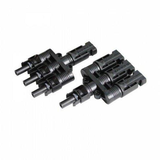 Pair 3-to-1 T-MC4 Cable Adaptors for Solar Panels | 4Boats