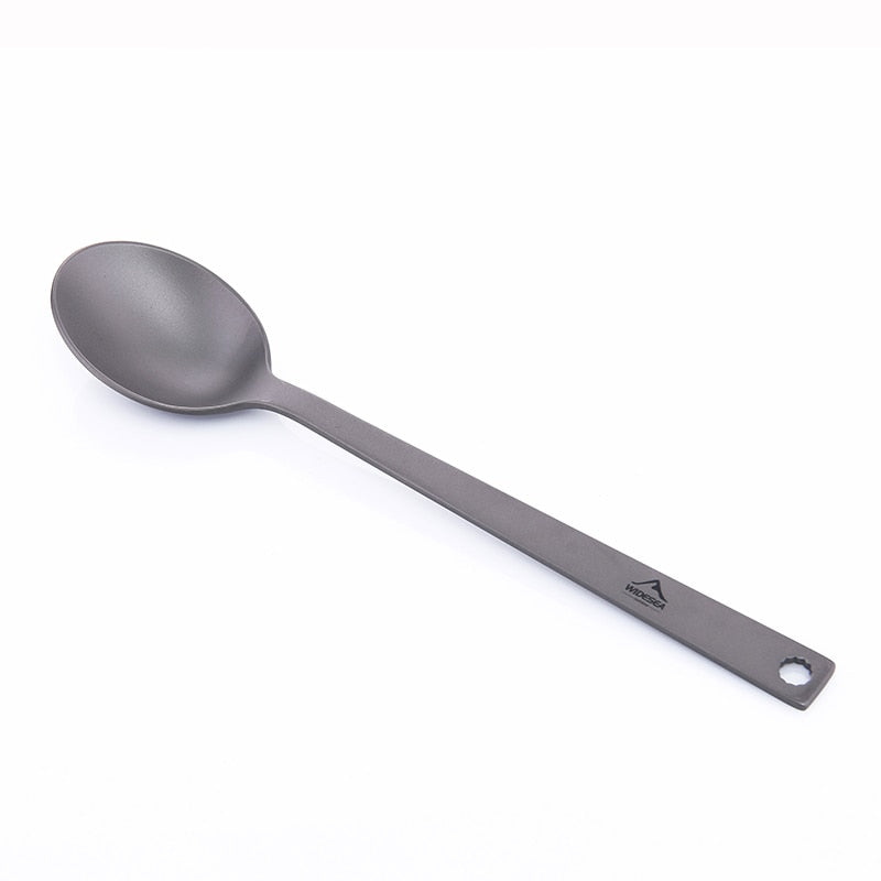 Titanium Spoon Fork Knife Set 50G Camping Tableware Ultralight Travel Tourist Outdoor Cookware Gear Equipment-4