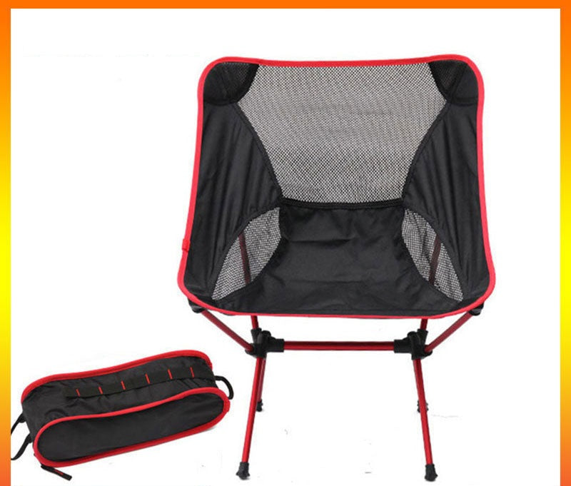 Detachable Portable Folding Moon Chair Outdoor Camping Chairs Beach Fishing Chair Ultralight Travel Hiking Picnic Seat Tools-1