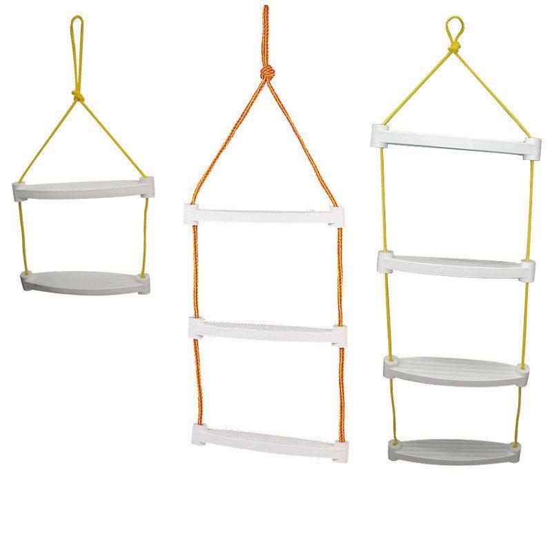 Rope 3-step boarding ladder for boats | 4Boats