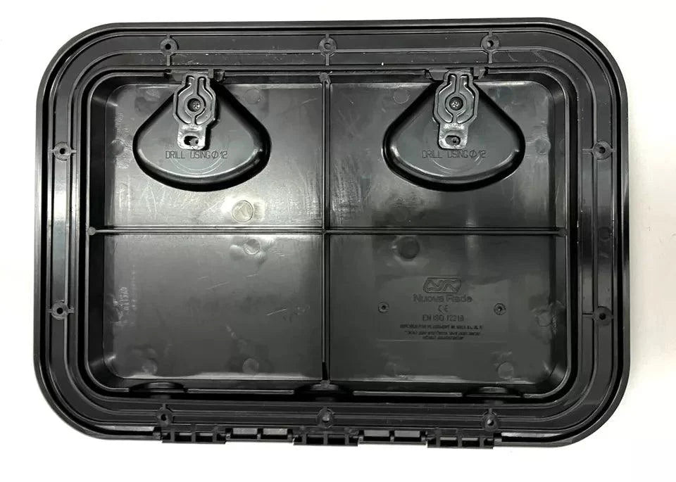 TOP LINE Hatch 315x440mm (Black) ISO12216 | 4Boats
