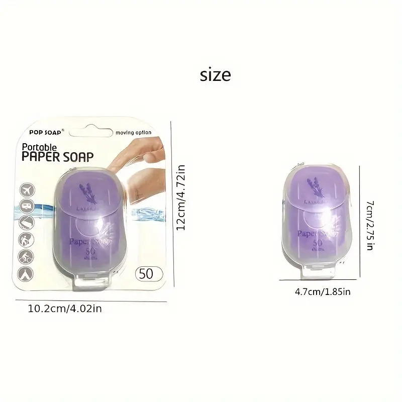 Paper Soap for Travel & Camping (50pcs)-2