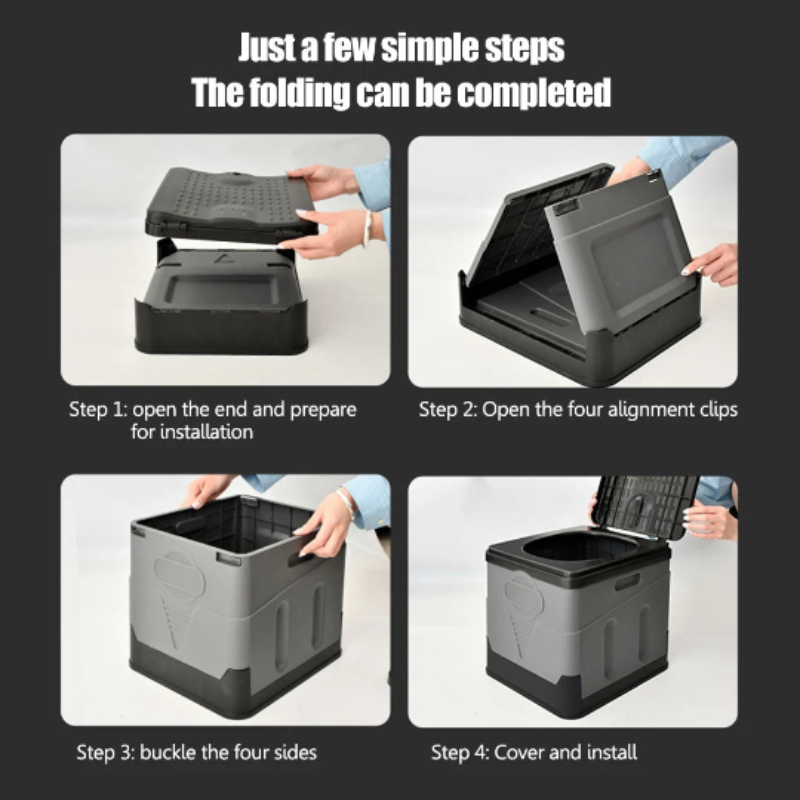 Portable Folding Car Toilet for Travel and Camping-1