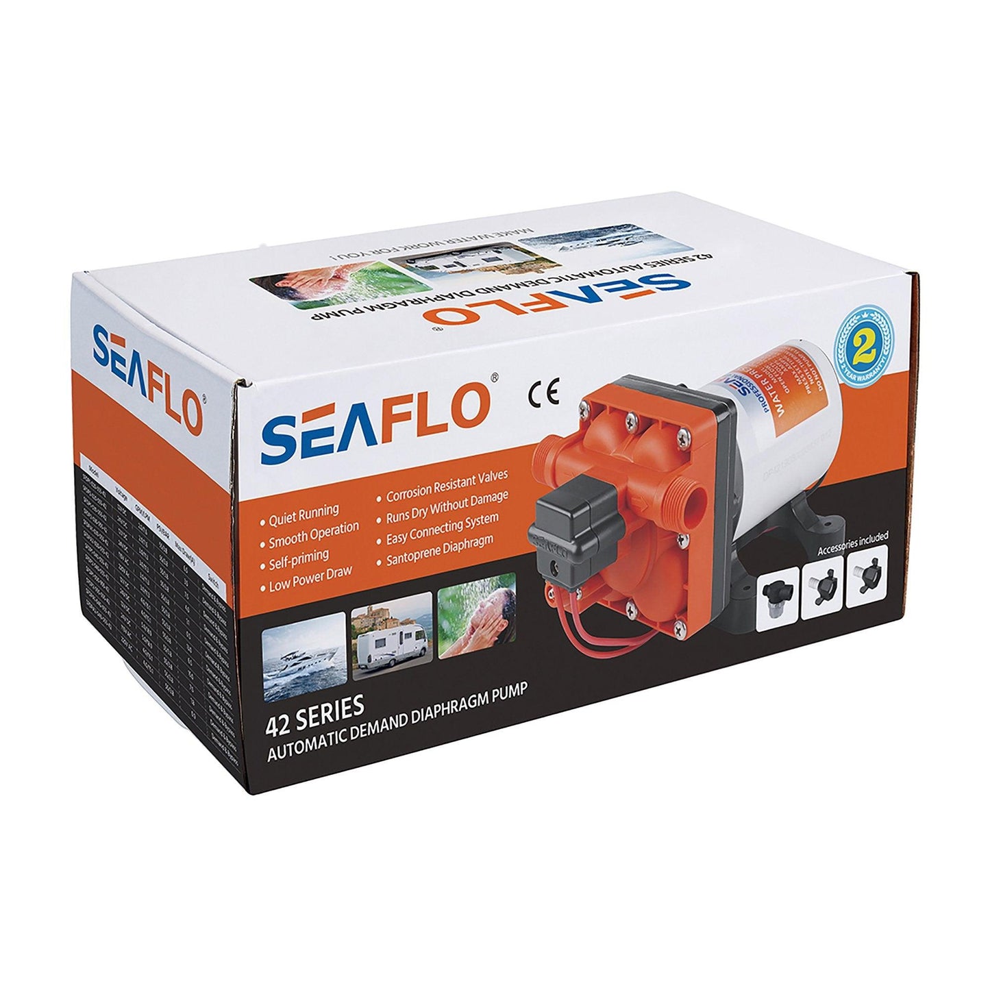 SEAFLO Pressure 42 Series 24V 15.1 L/min (4.0 GPM) 5