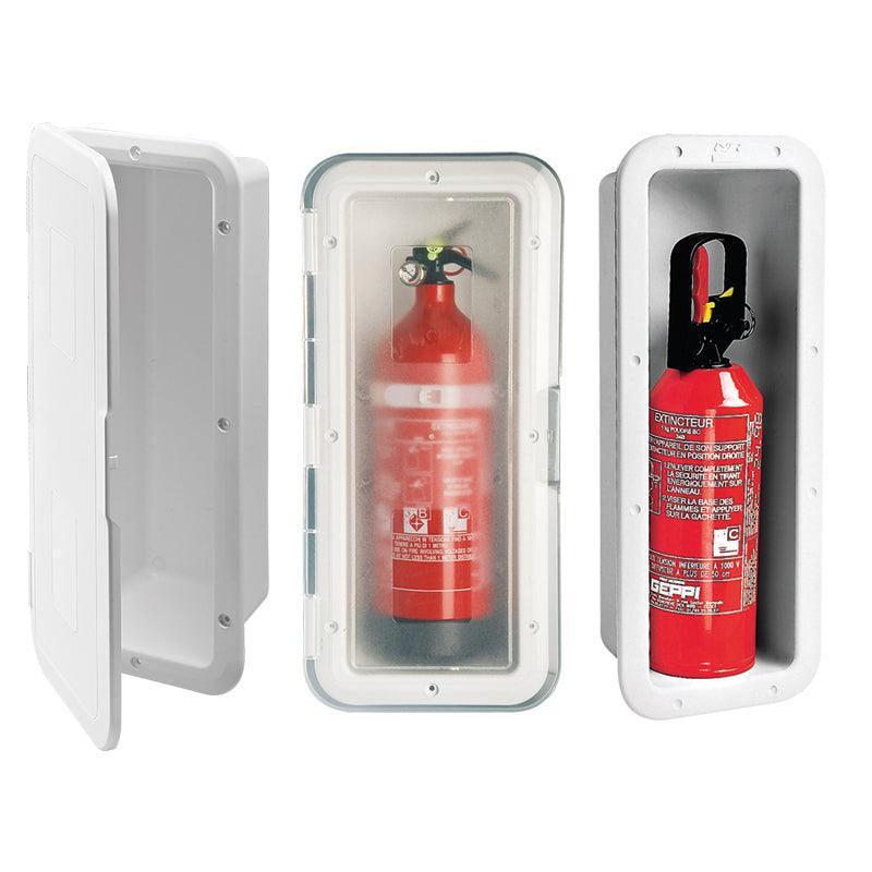 Storage Case Fire Extinguisher Case 1kg White | 4Boats