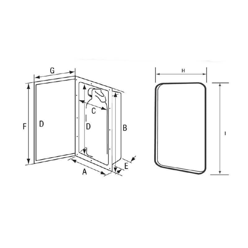 Storage Case - Fire Extinguisher Case up to 1kg | 4Boats