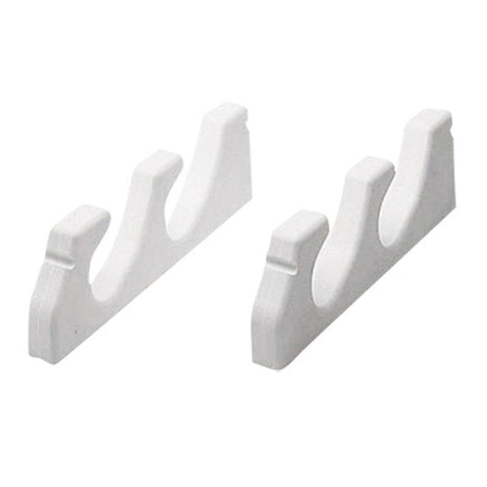 Storage Rack Pair for 2 Fishing Rods, White | 4Boats
