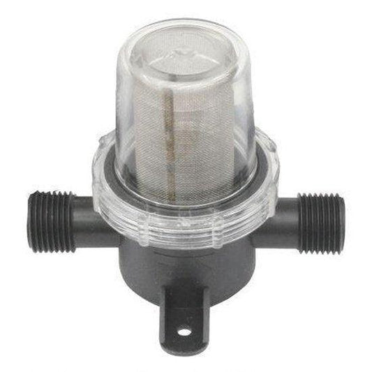 Strainer inline fine SS mesh for 12 mm (1/2") | 4Boats