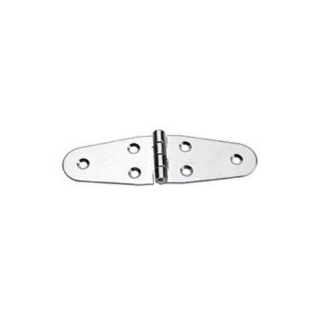 Strap Hinge Right Inox 316 140×40×2mm | 4Boats