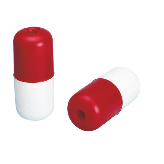 Surface Float Cylindrical Ø60 x 140 mm White/Red | 4Boats