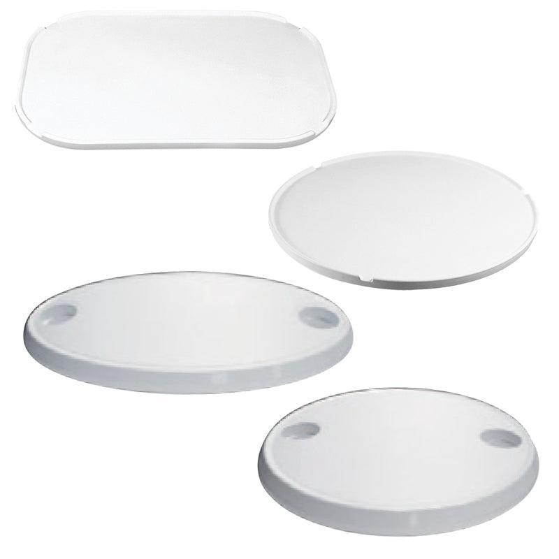 Table Top Round Table 610mm with 2 Glassholders ASA White | 4Boats