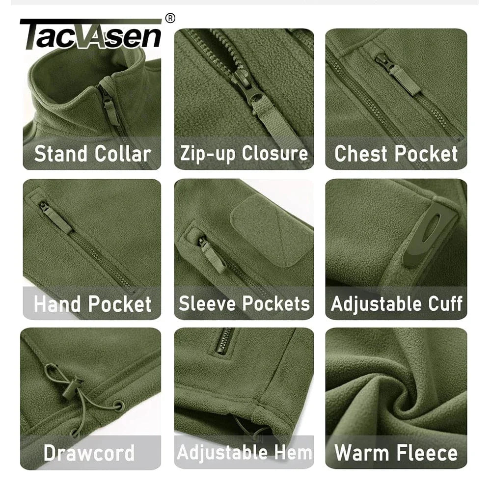 TAC Vasen - Expedition Grade Men's Windproof Fleece Jacket