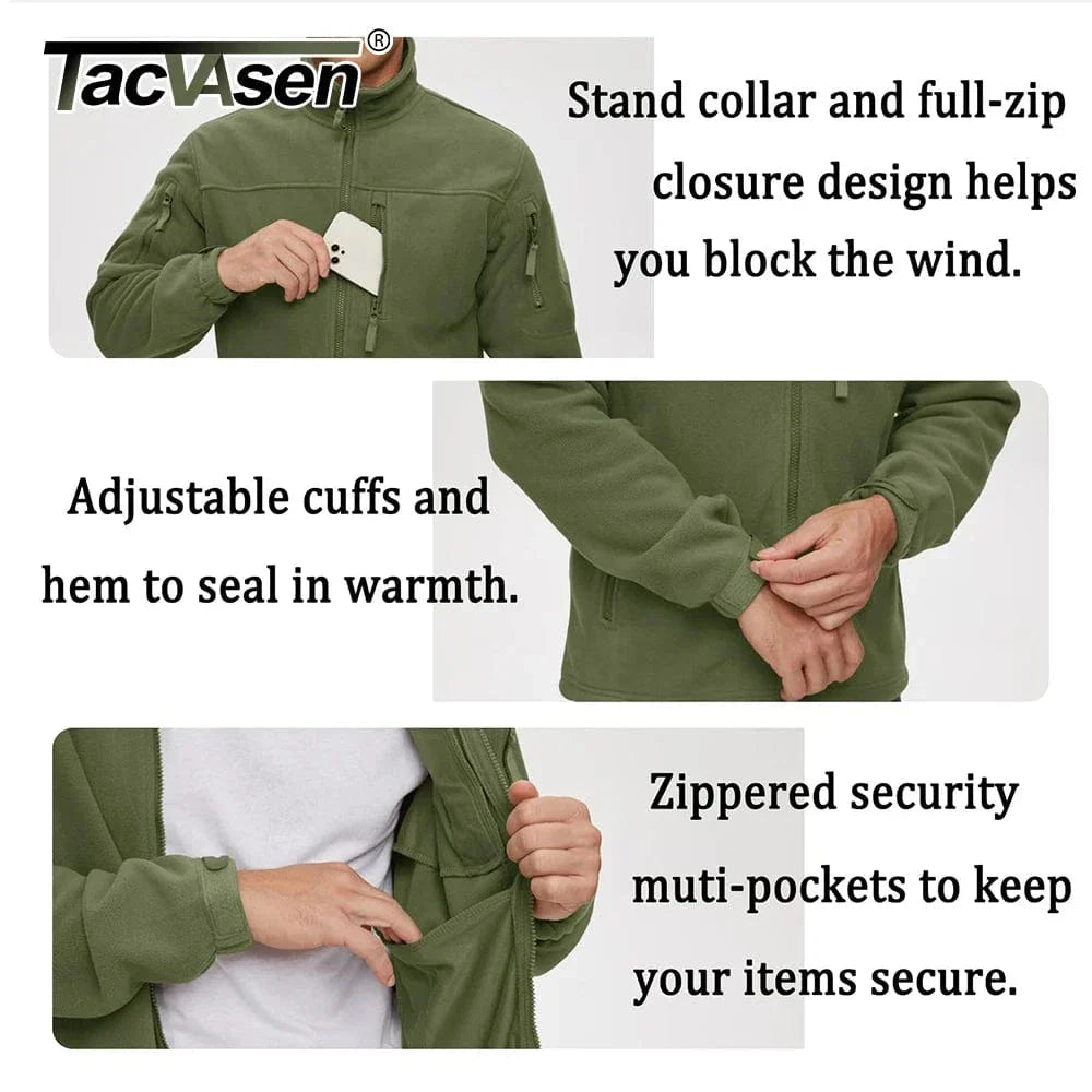 TAC Vasen - Expedition Grade Men's Windproof Fleece Jacket