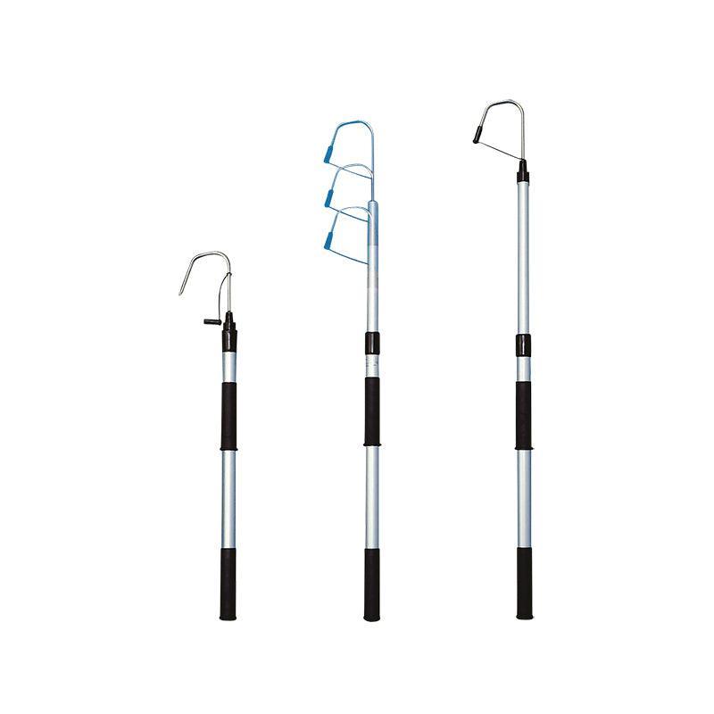 Telescopic Gaff 30mm Anod. Aluminium Pole 800-1205mm | 4Boats