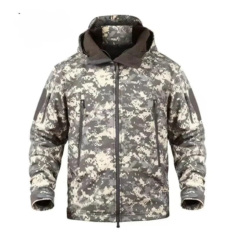 Soft Shell Jacket - Windbreaker / Fleece Lined