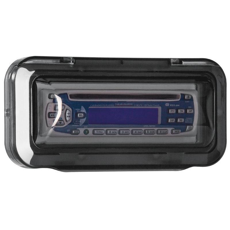 Univ Curved Smoked Transparent Radio/CD Cover | 4Boats